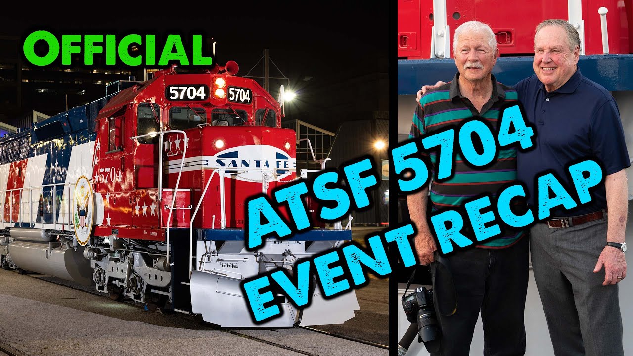 Official ATSF 5704 Recap at Union Station