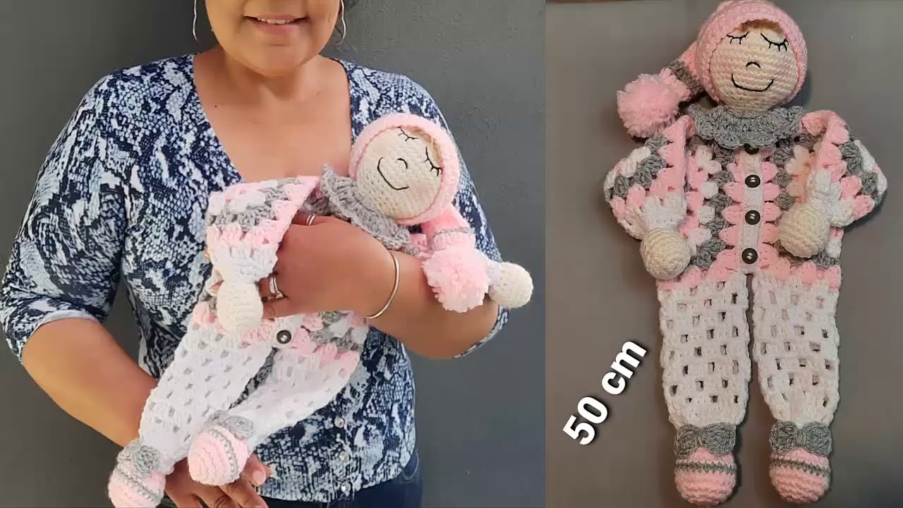 Muñeco de apego a crochet #crochettutorial #amigurumi #normaysustejidos