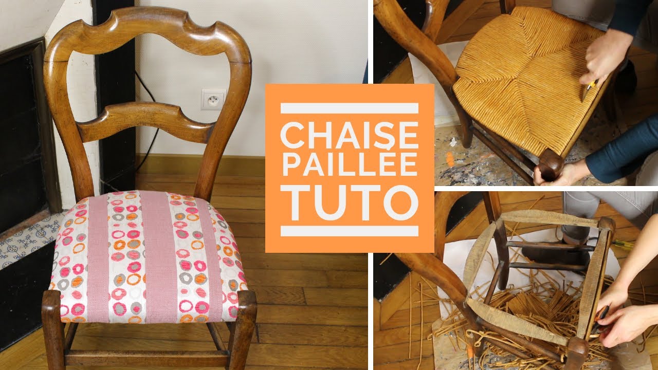 [TUTO] Comment RELOOKER une CHAISE en PAILLAGE