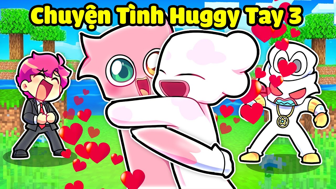 HIHA HỐT HOẢNG TRƯỚC TRUYỆN TÌNH TAY BA CỦA HUGGY TRONG MINECRAFT*ĐẠI CHIẾN HUGGY MINI TẬP 2 😱