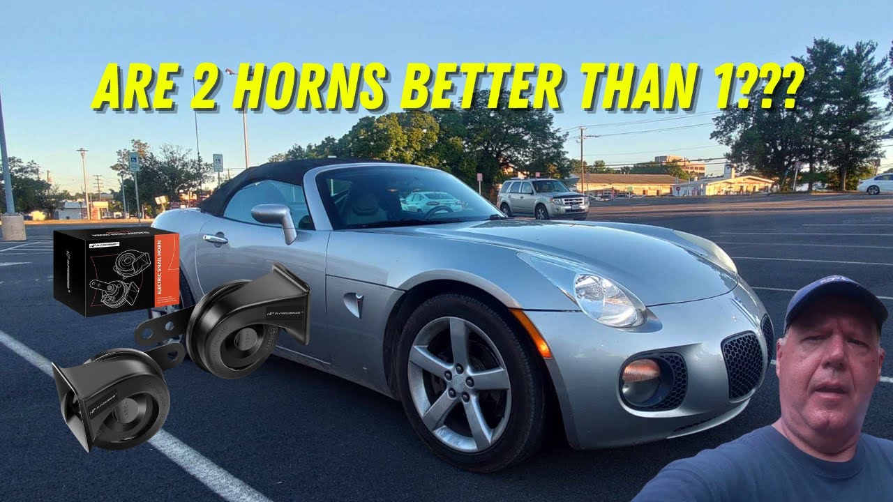 How To: Replacing the Broken Single Horn on a 2007 Pontiac Solstice with Dual Horns