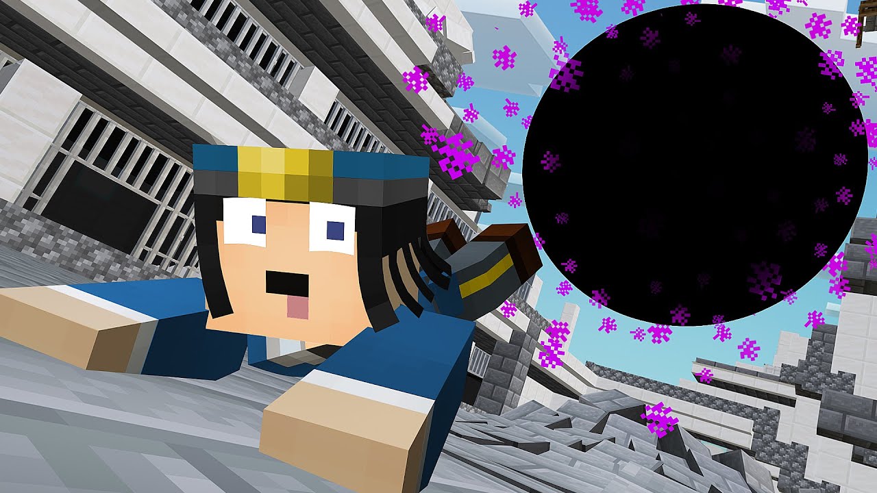 Minecraft Cops and Robbers but with a Black Hole