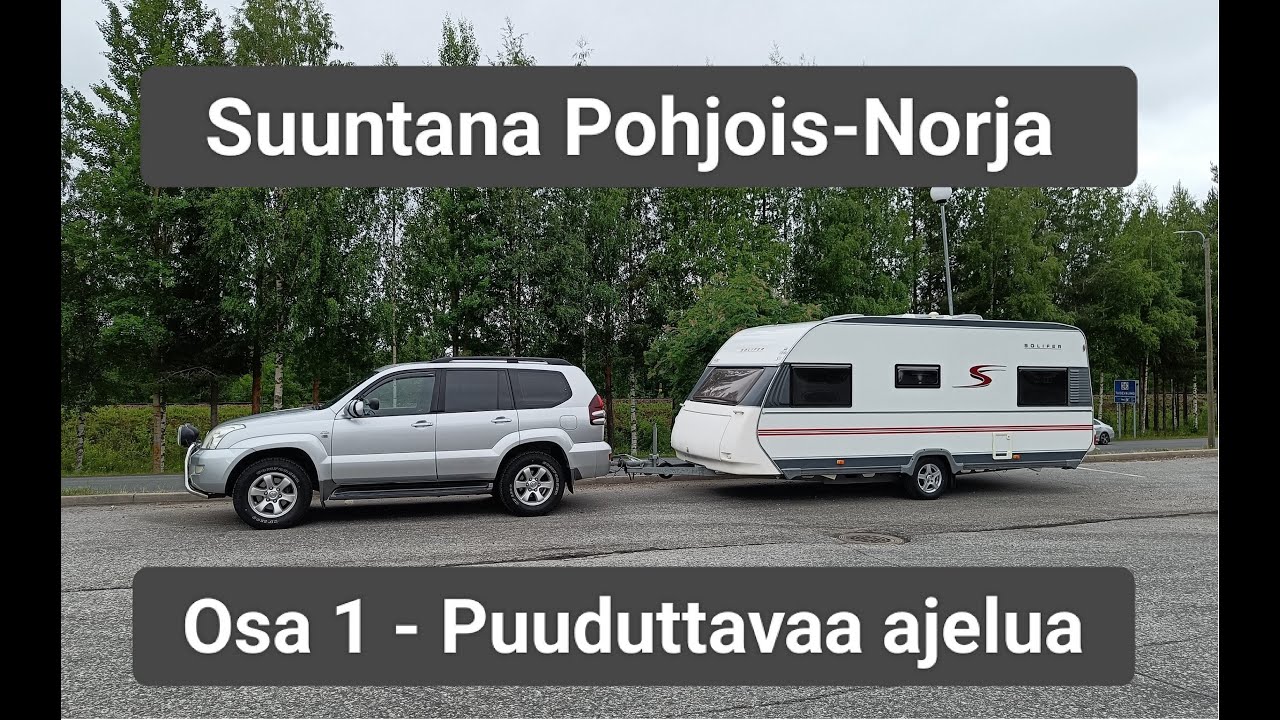 Pohjois Norjaan 2023: Reissupäivä 1 - Kotoa Saariselälle