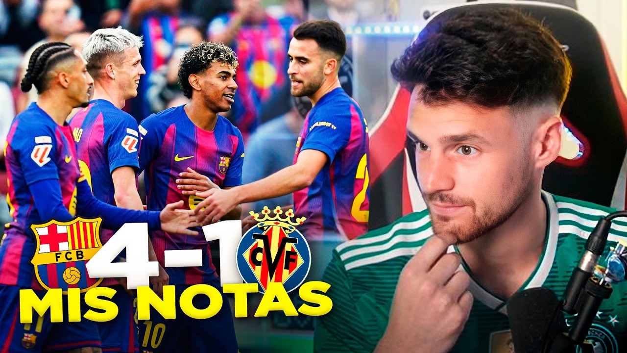 LAS NOTAS DEL FC BARCELONA - VILLARREAL