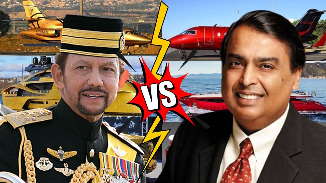 Hassanal Bolkiah Vs Mukesh Ambani Comparison | Cars Collection | Total Networth | Lifestyle | Hindi