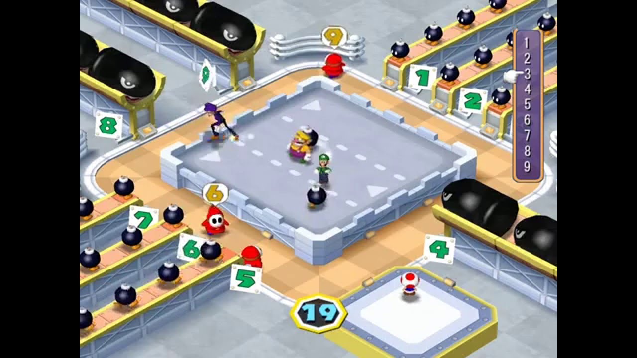 Mario Party 6 minigame: Shoot Yer Mouth Off 60fps