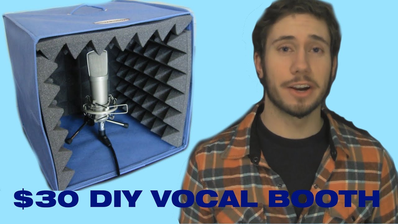 How to build a Portable Vocal Booth for under $30!