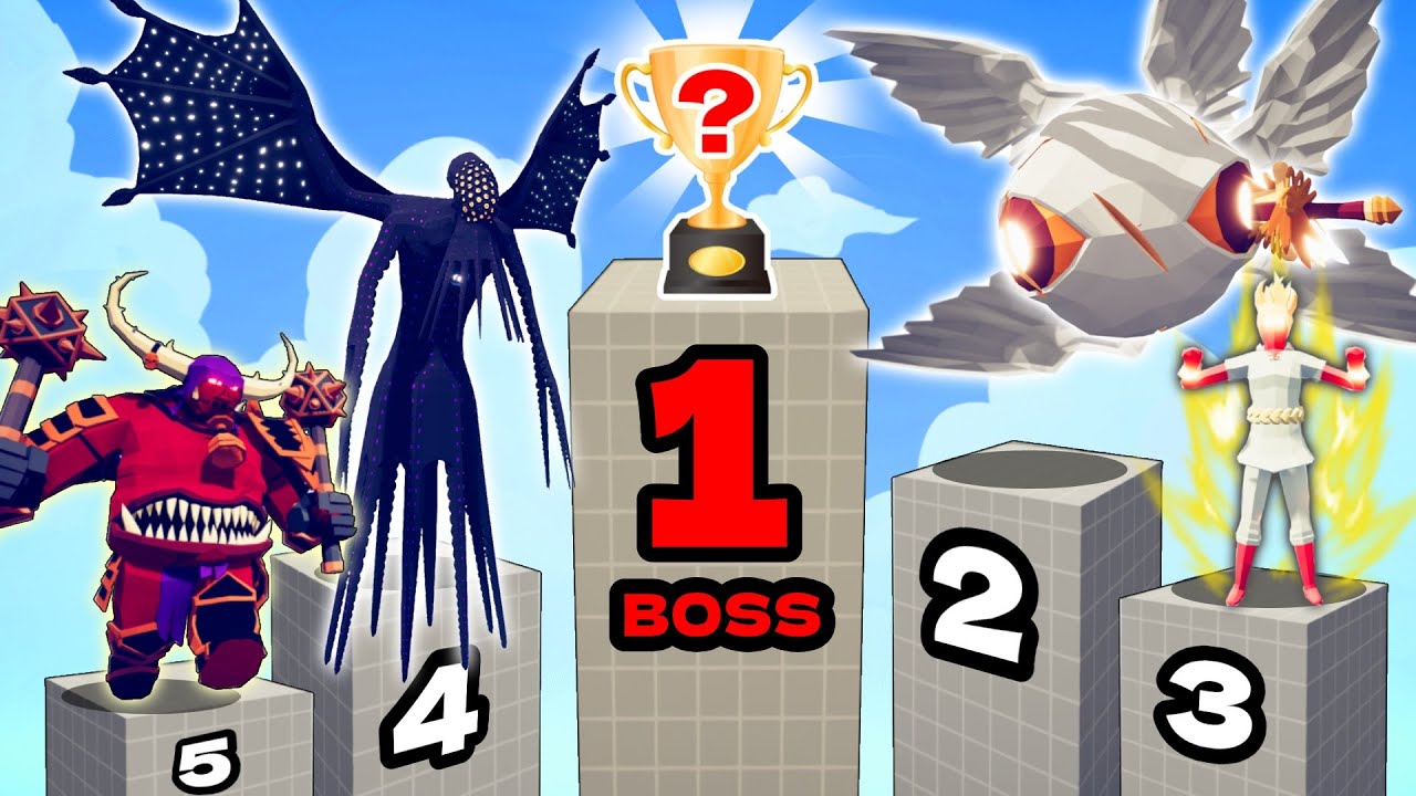 TOURNAMENT - ALL STRONGEST BOSS | TABS - Totally Accurate Battle Simulator