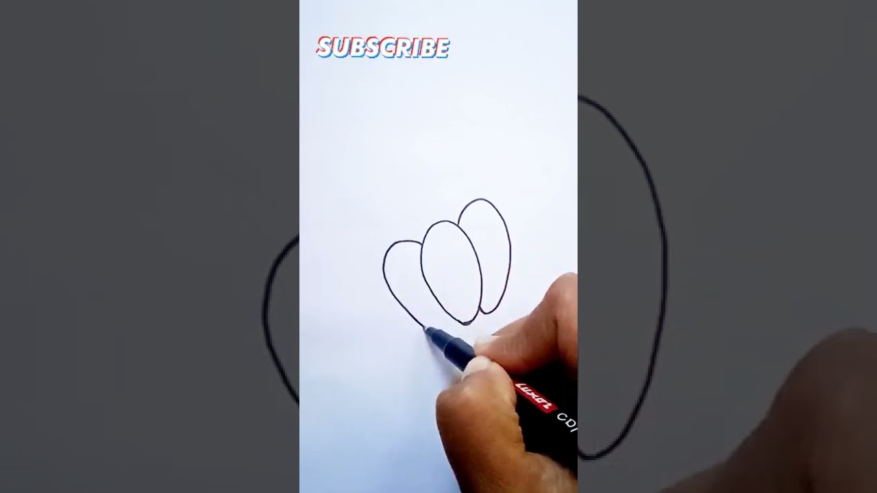 Capsicum Drawing Step by Step / Vegetables drawing Tutorial / #shorts #youtubeshorts