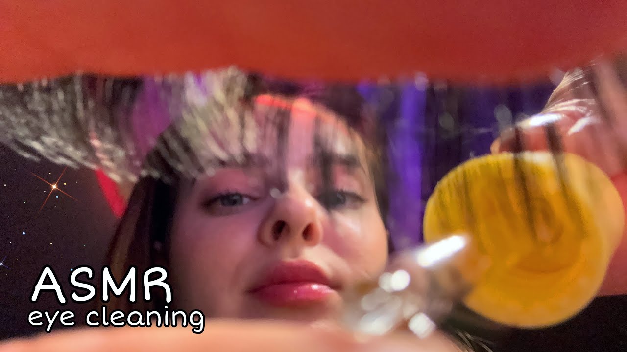 ASMR✨Eye Cleaning 👁️Wet Mouth Sounds & Triggers (Deep Sleep Roleplay)