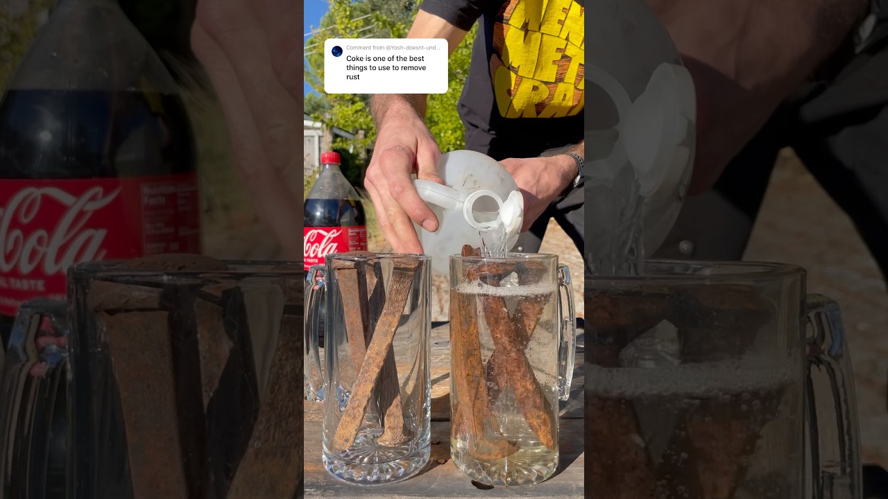 Rust Removal : Coke Vs Vinegar , A Side By Side Comparison