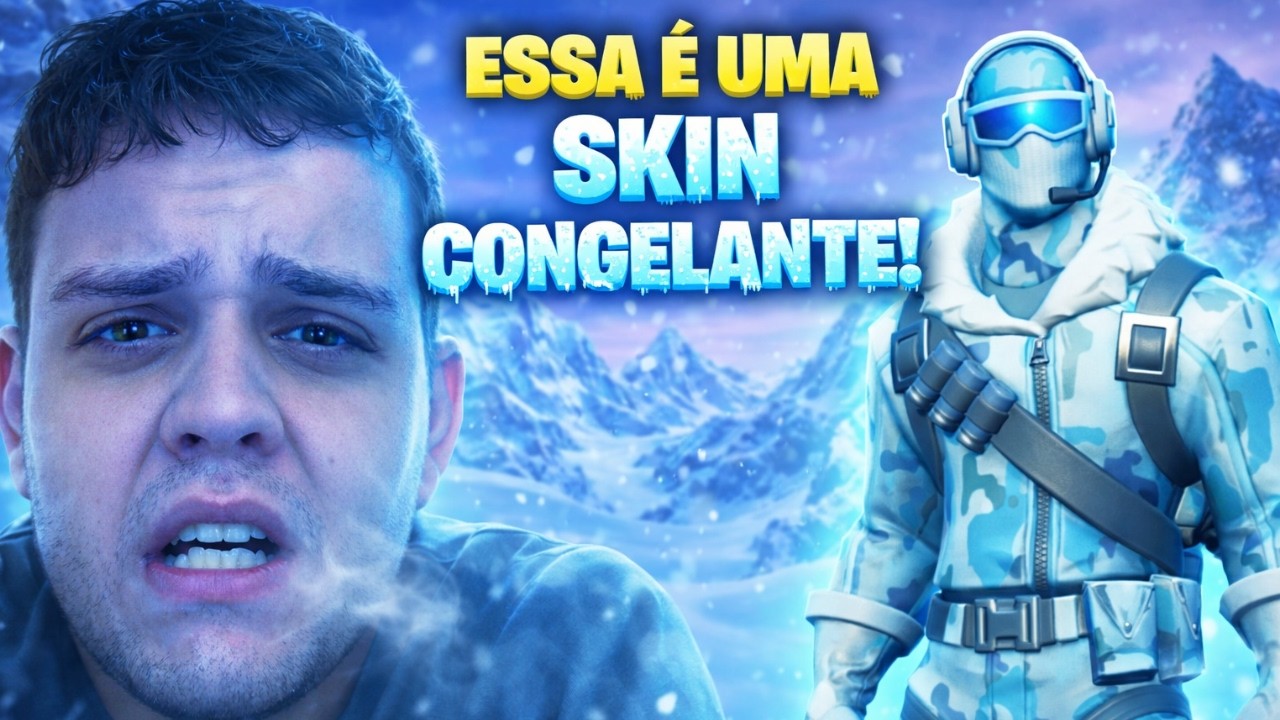 O FINAL MAIS TENSO COM A SKIN CONGELANTE… 😱❄️