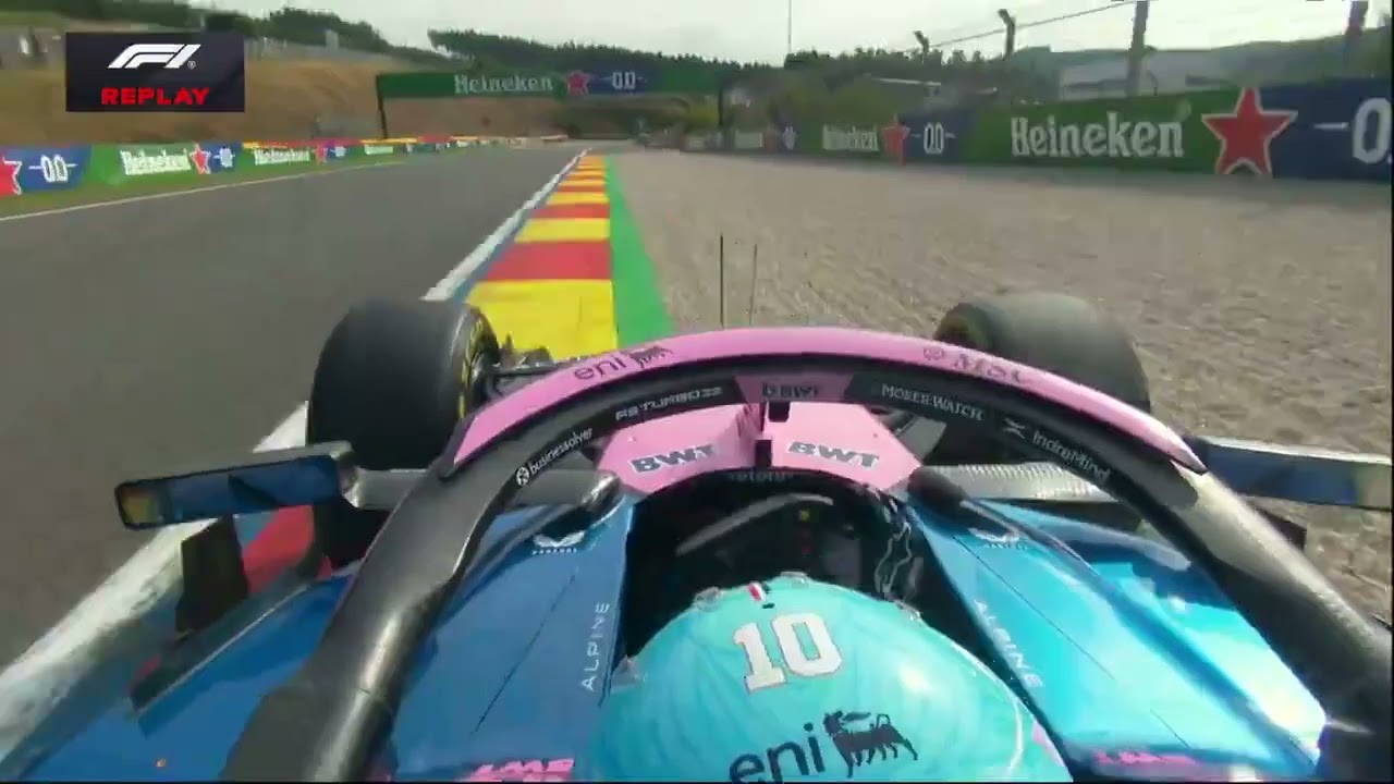 PIERRE GASLY CRASH-2026 F1 BELGIAN GP PRACTICE 