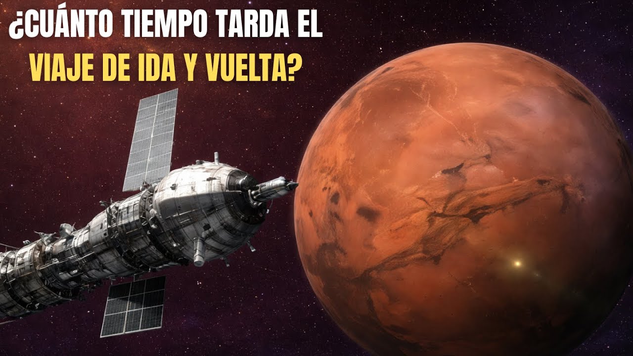 ¿Cuánto tiempo tomaría ir a Marte y regresar en una misión real?