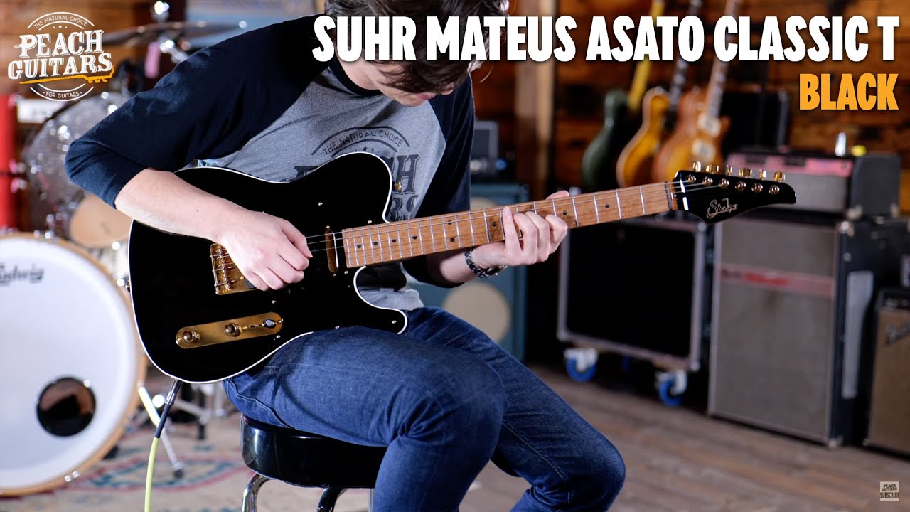 No Talking...Just Tones | Suhr Mateus Asato Signature Series Classic T Black