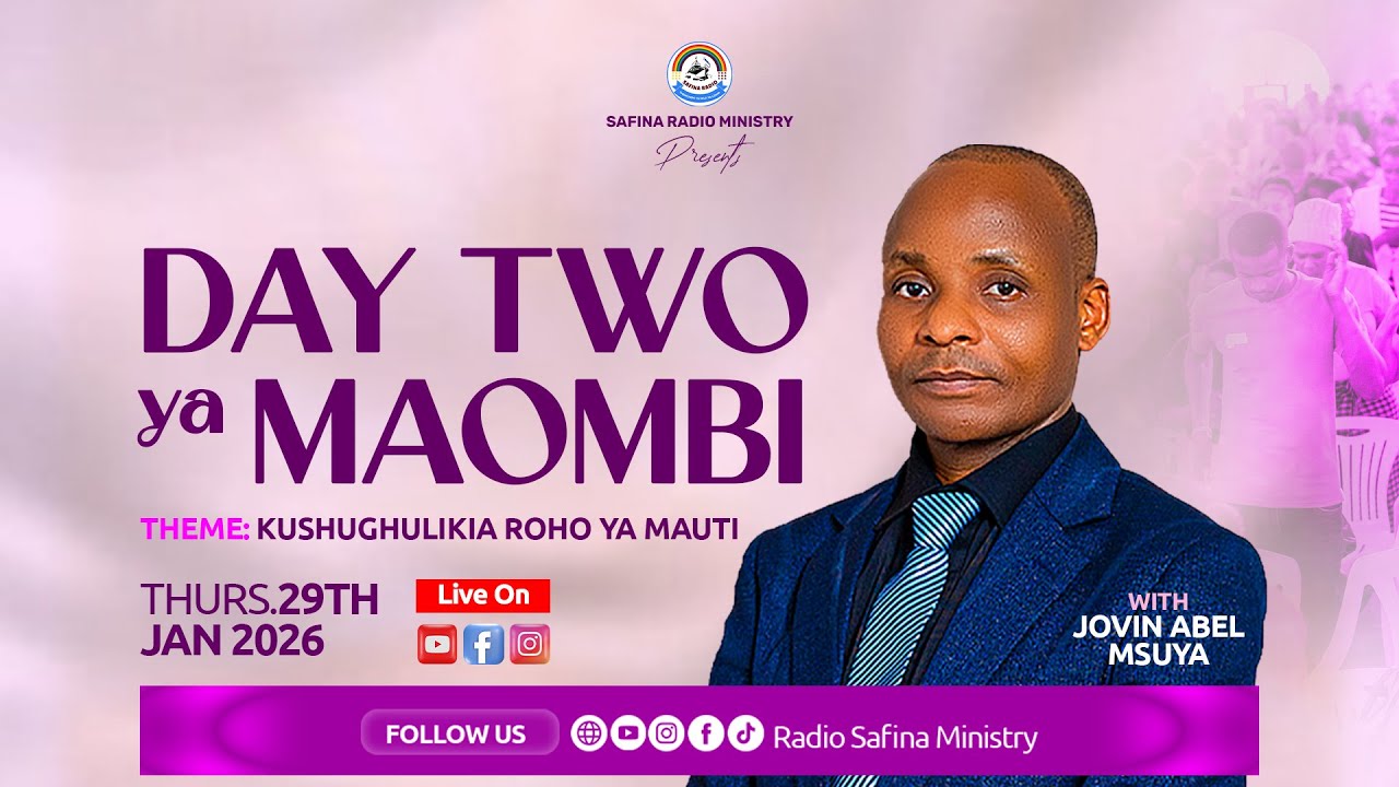 LIVE NOW 🔴JOVIN ABEL -KUSHUGHULIKIA ROHO YA MAUTI NA KUTOLEWA KWENYE MAKABURI DAY  2 - 29/01/2026