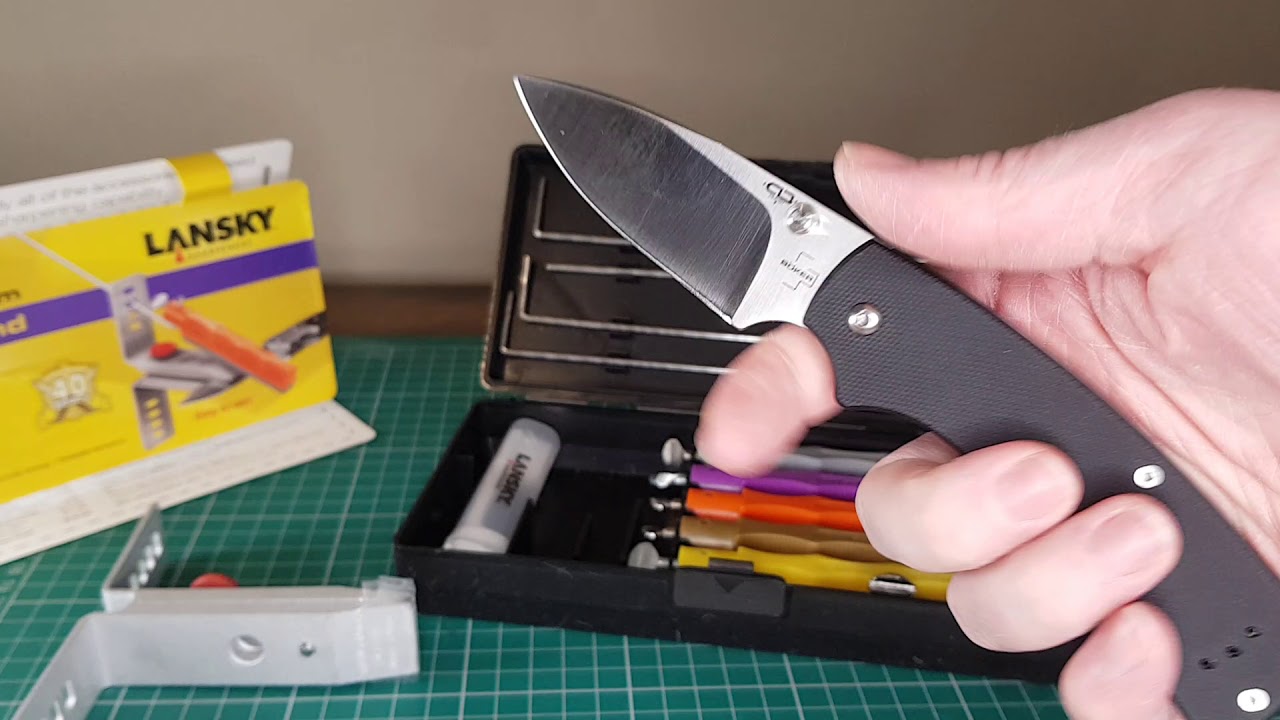 Lansky deluxe diamond sharpening system - First impressions from a newbie