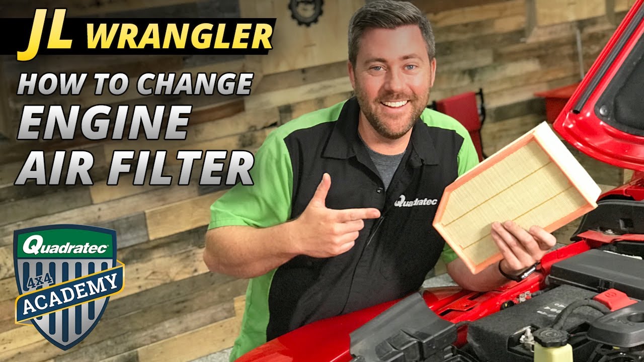 How to Change the Engine Air Filter in a Jeep Wrangler JL or Jeep Gladiator