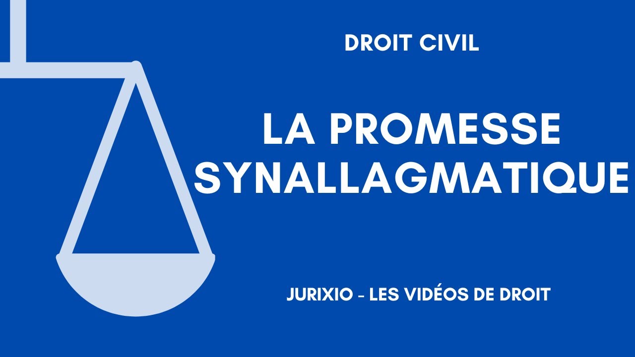 La promesse synallagmatique