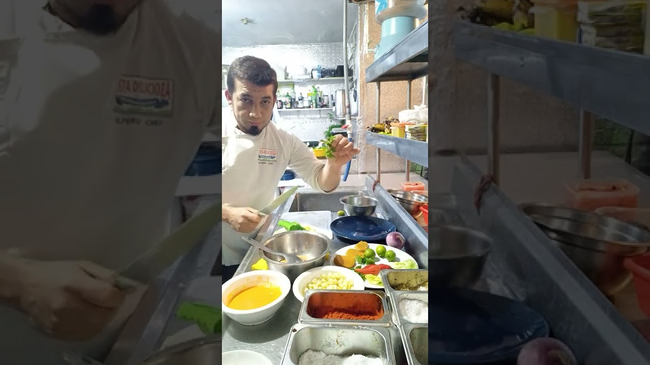 Preparando un ceviche de Erizo  estilo COSTA DELICIOSA 😋