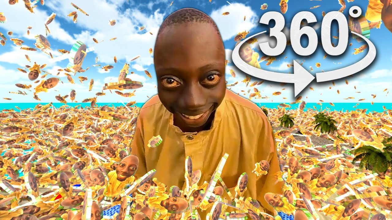 Tenge Tenge - 50,000 TIMES in 360&deg; Video | VR / 4K | (Tenge Tenge Dance)