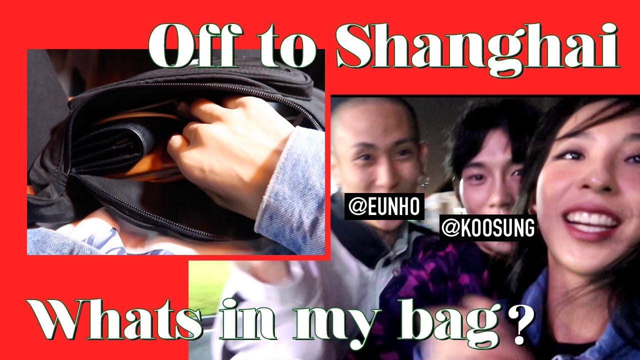 [ENG] Off to Shanghai Superweek & What's in my bag? / 도심공항 이용 꿀팁✈️& 원밀리언 상하이 팬미팅
