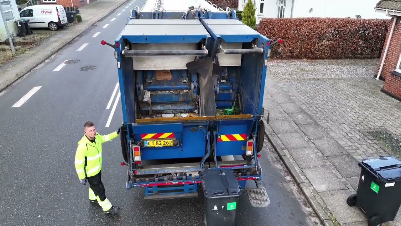 Tømning af restaffald og madaffald