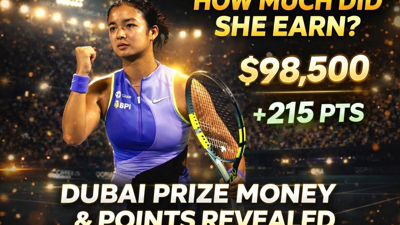 SHOCKING REVEAL! Alex Eala’s Massive Dubai Prize Money & Ranking Points EXPOSED 🔥🎾