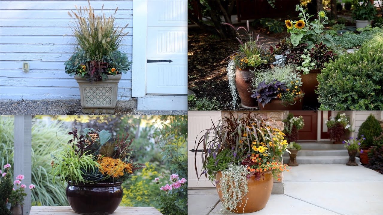Fall Inspired Container Arrangements 🍂🍁