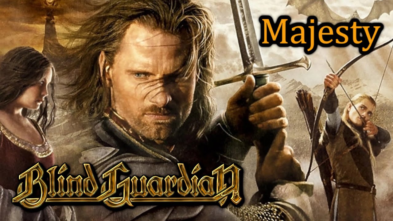 Blind Guardian - Majesty (lyrics) + The Lord of the Rings