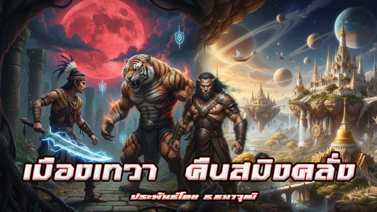 เมืองเทวา / คืนสมิงคลั่ง ประพันธ์โดย ธ.ธนาวุฒิ