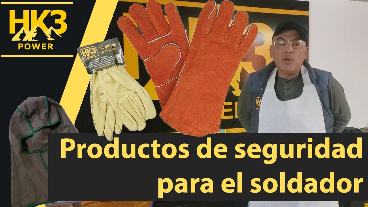 Productos de seguridad en cuero y carnaza para soldadores