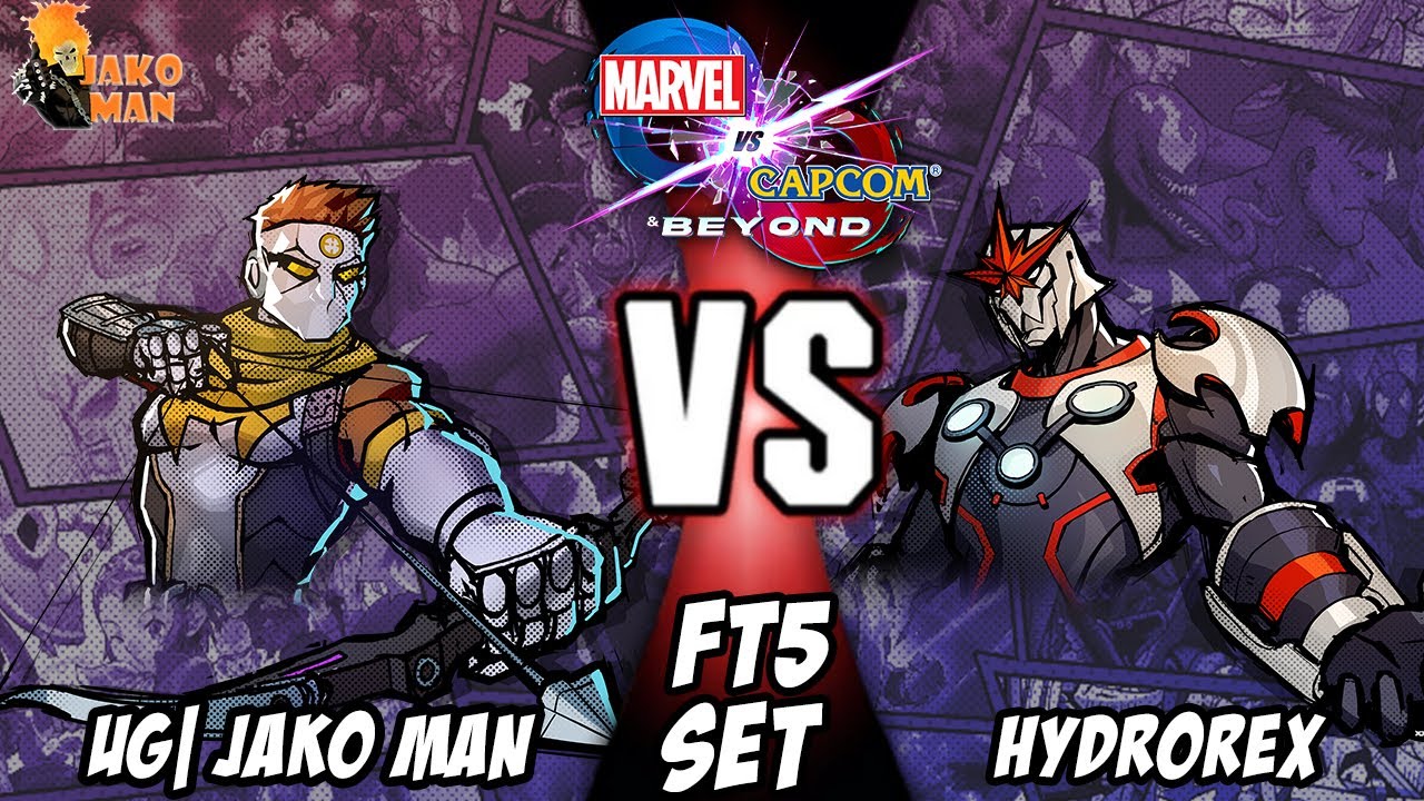 MVCI Beyond FT5 Set - UG| Jako Man (Strider Hiryu/Hawkeye) VS Hydrorex