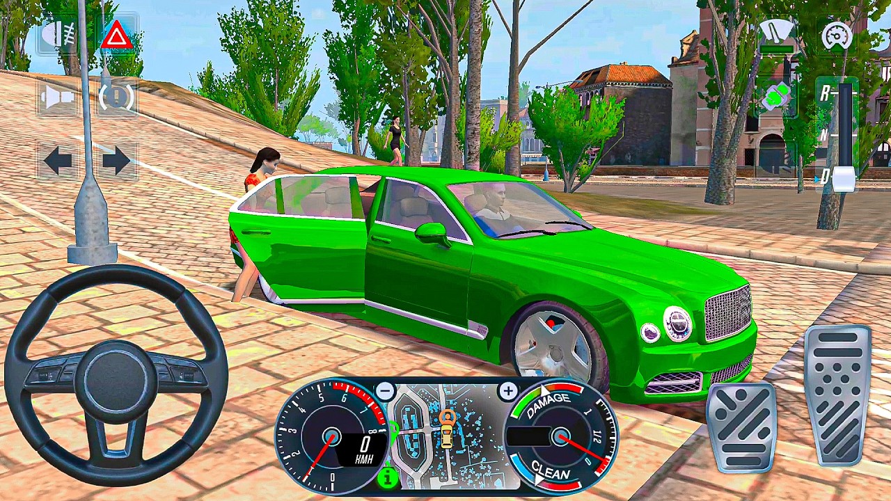City Taxi Driving Simulator: Bentley Mulsanne Rome city driving luxury XUV - Taxi android gameplay