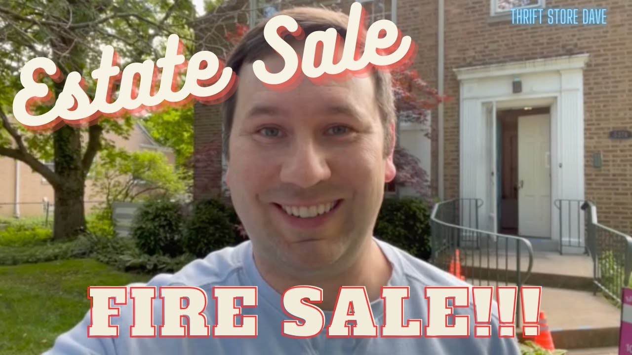 May 2024 Thrifting at an Estate Sale - Last Minute FIRE SALE!