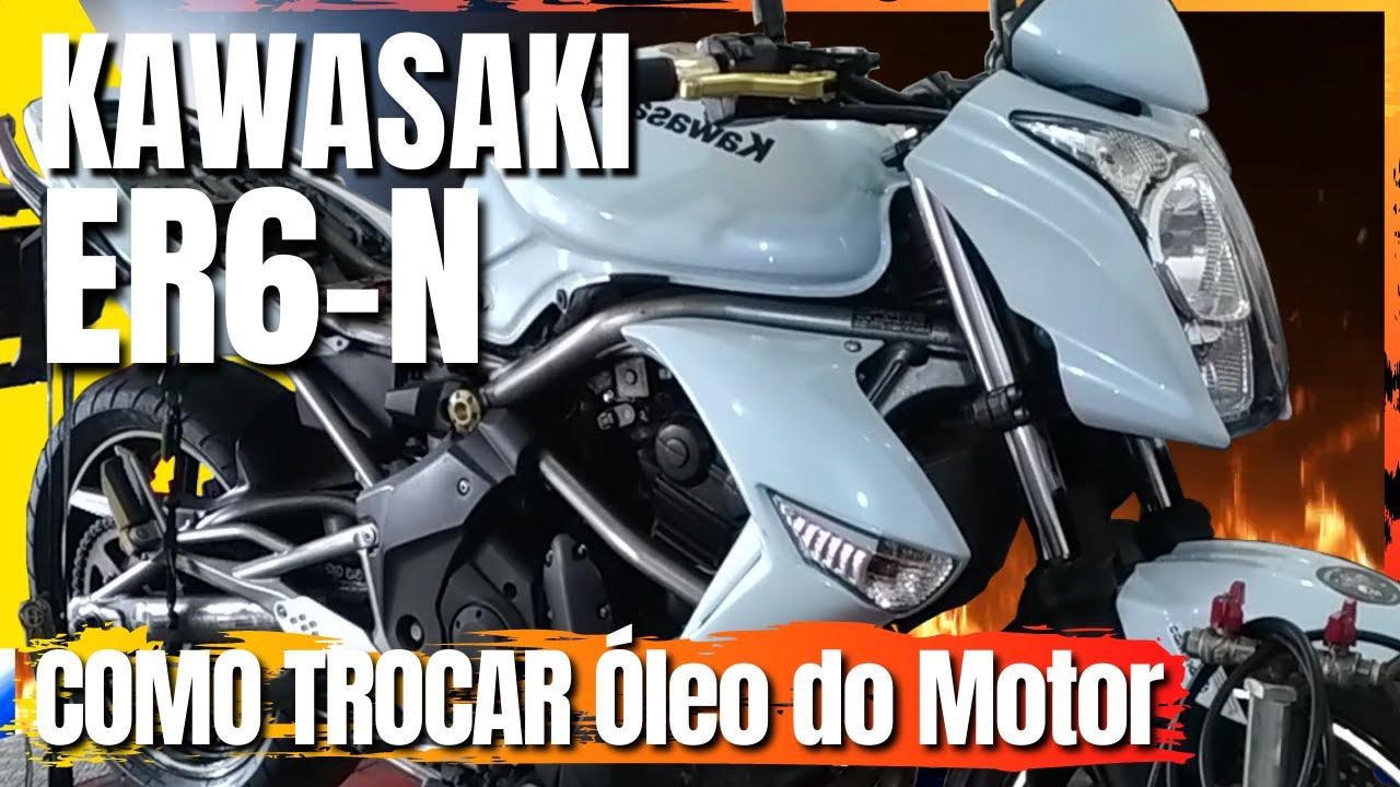 COMO TROCAR O ÓLEO DO MOTOR E QUAL O ÓLEO CERTO DE UMA ER6-N KAWASAKI | [PASSO À PASSO] DETALHADO