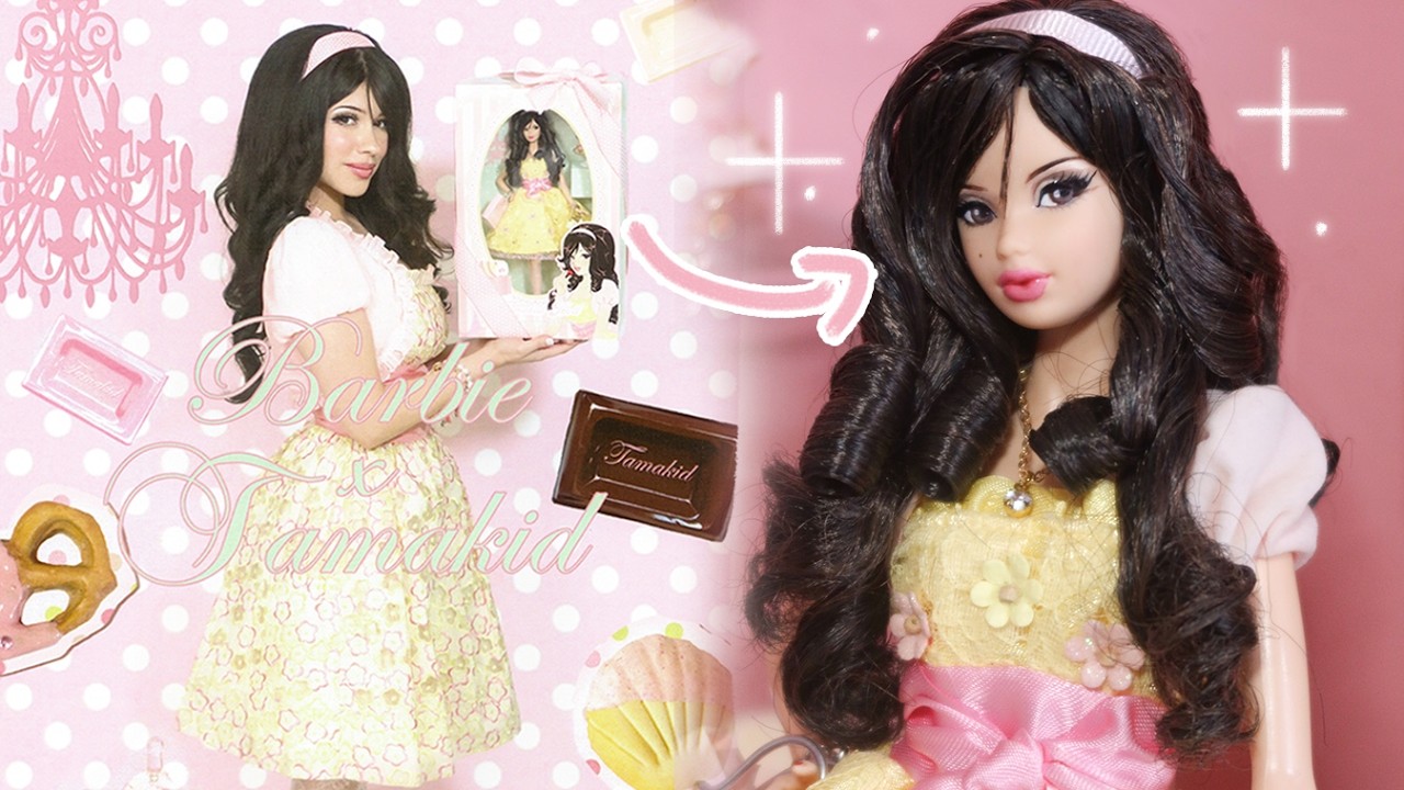 Turning myself into a Barbie doll! (˶ᵔ ᵕ ᵔ˶)