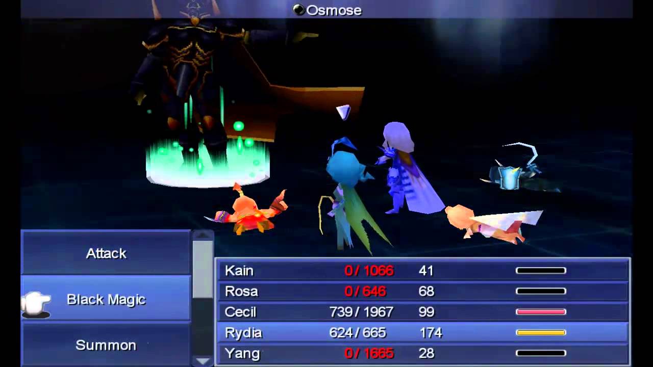 Final Fantasy IV (PC) - Boss: Golbez (Active/Hard)