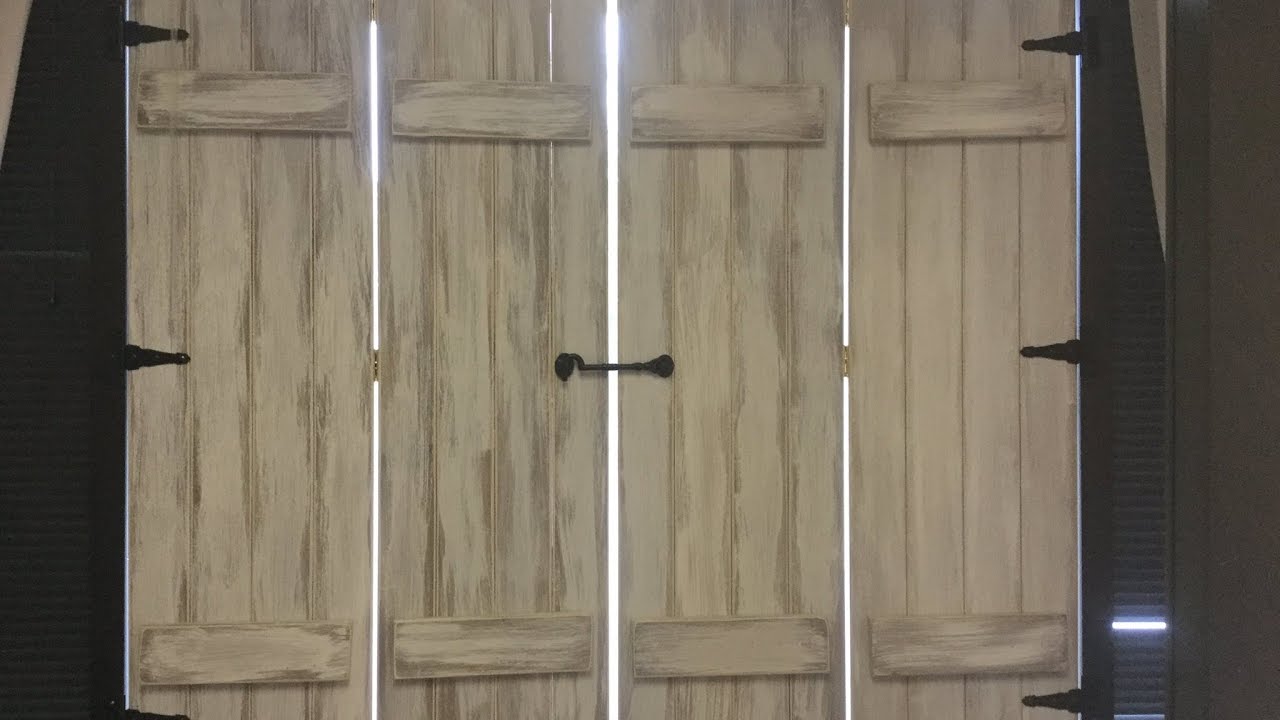 DIY Farmhouse Style Shutters with Rethunk Junk