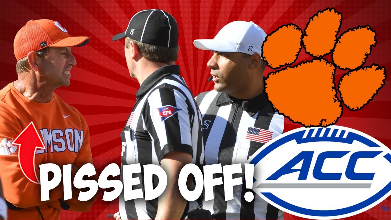 Тренер «Клемсона» ПРИЗНАЕТ что-то связанное с ACC после игры с перехватом судей | Дабо Суинни