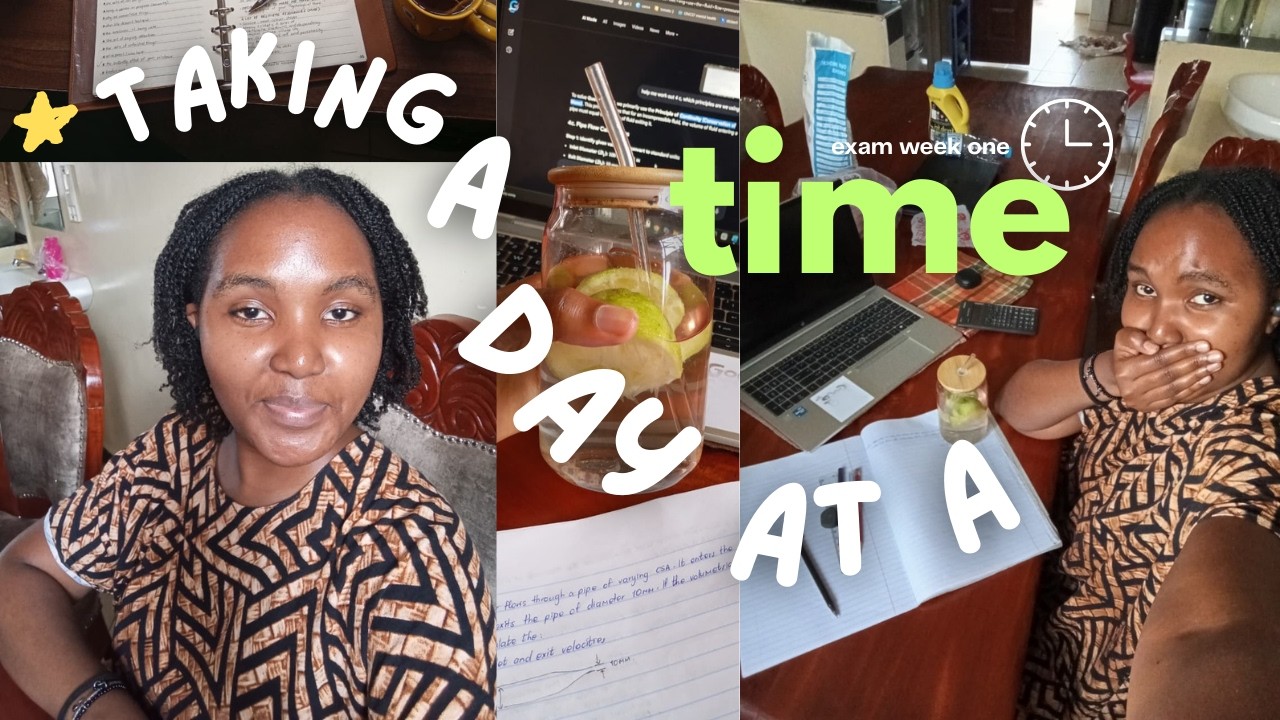 the hustle continues | exam week one | academic diaries