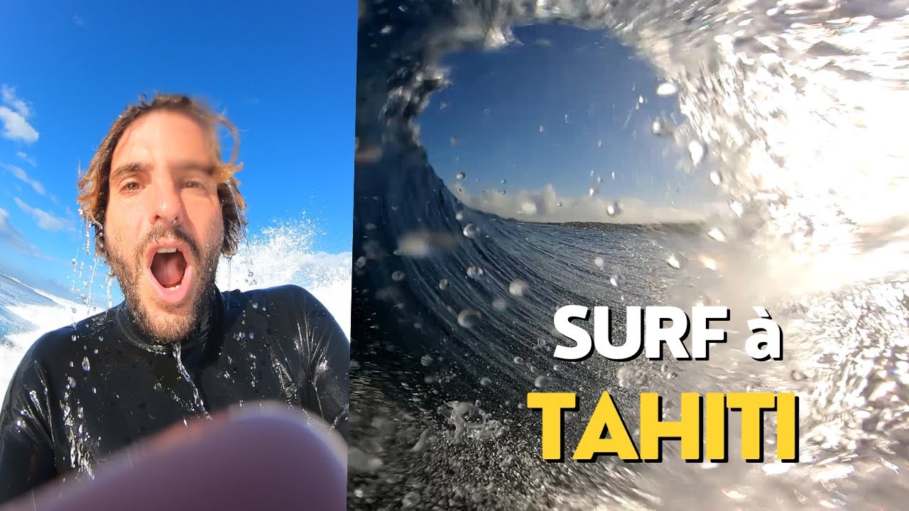 Session de surf à TAHITI