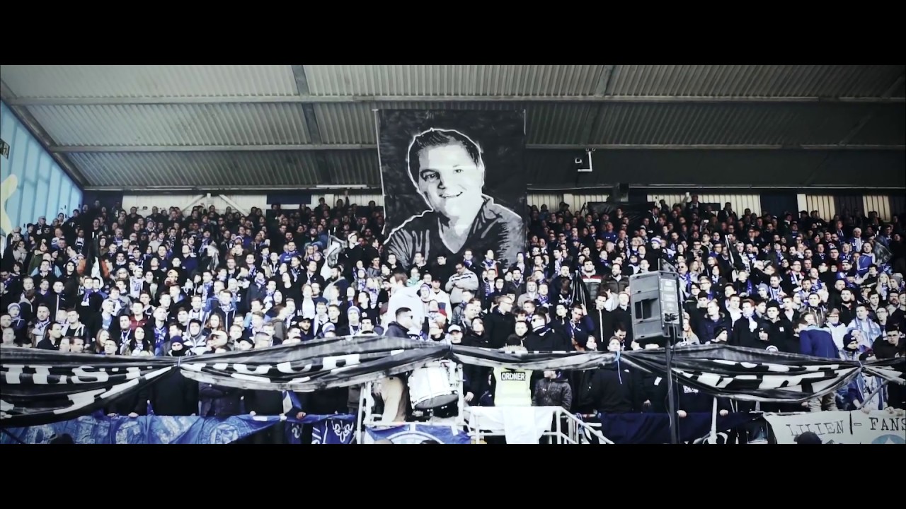 Darmstadt 98 Fanaktion nach dem  Tod von Johnny Heimes
