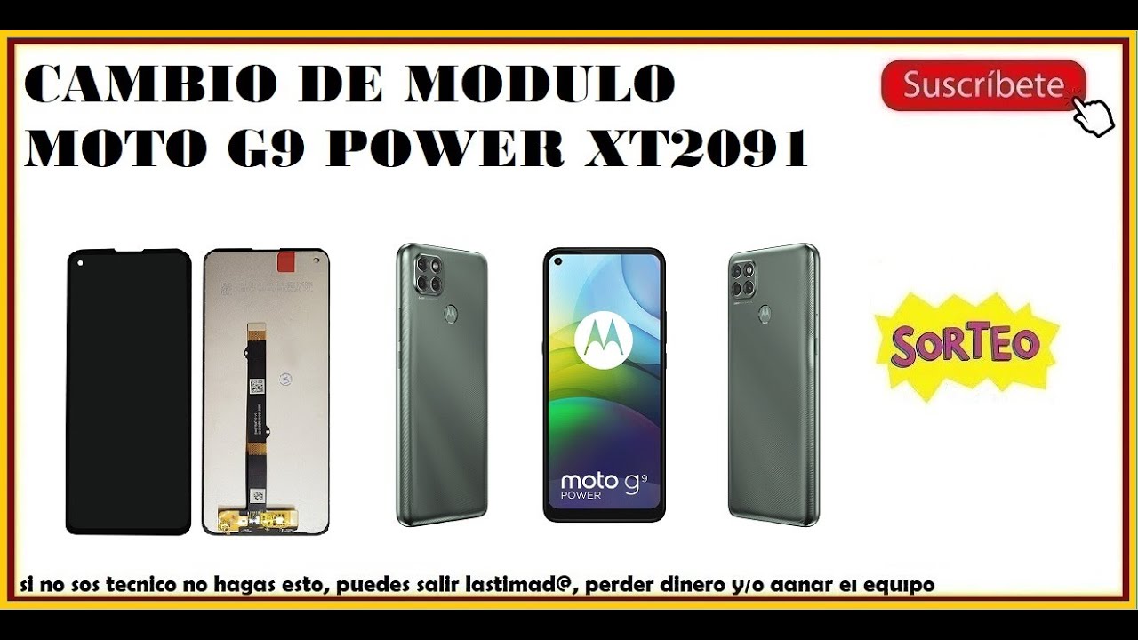 💟 Cambio de Modulo Moto G9 Power 👉 