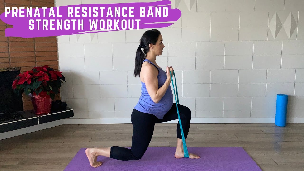 Prenatal Full Body Resistance Band Workout