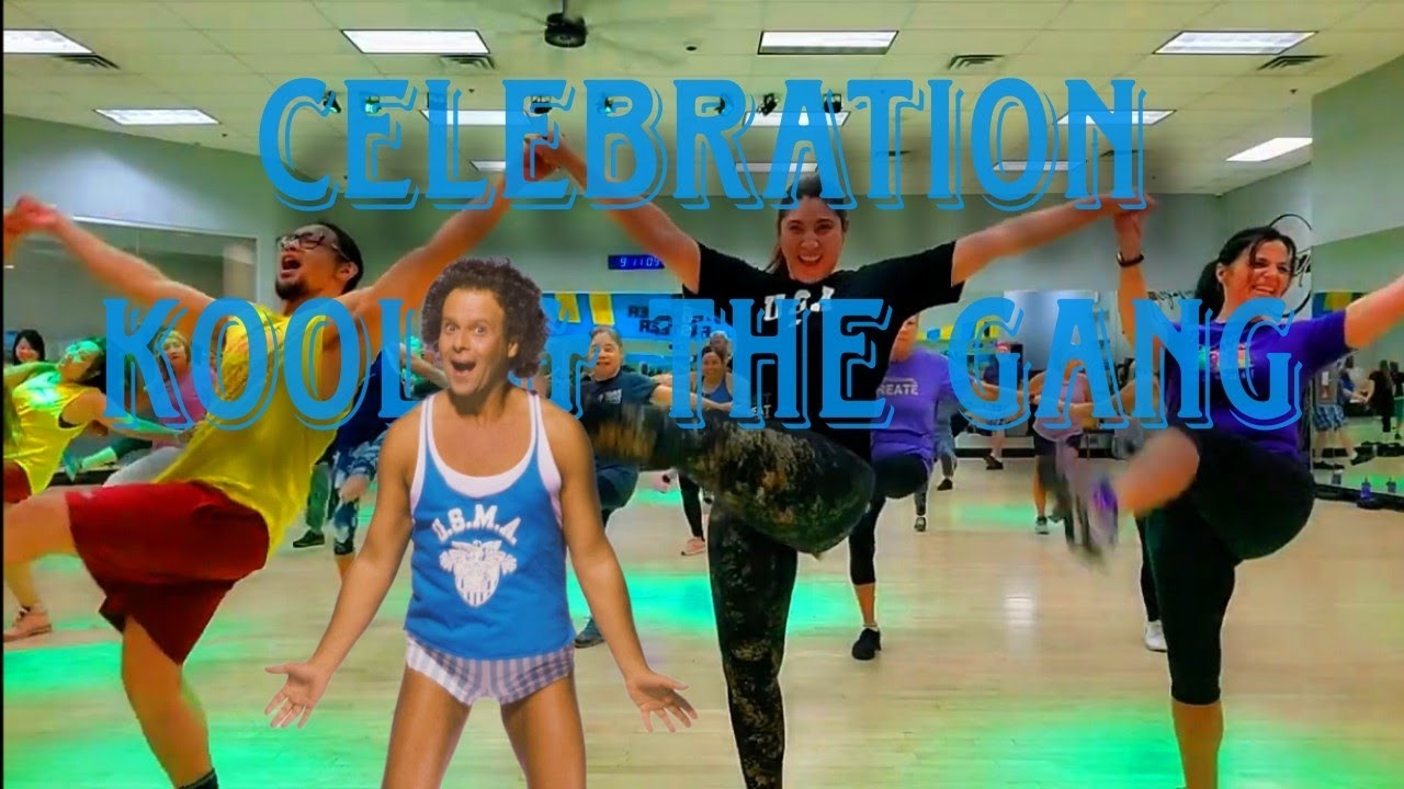 Celebration | Kool & The Gang | RIP Richard Simmons 🙏 | ZUMBA | WARMUP | Live class | DanceWithVvKk