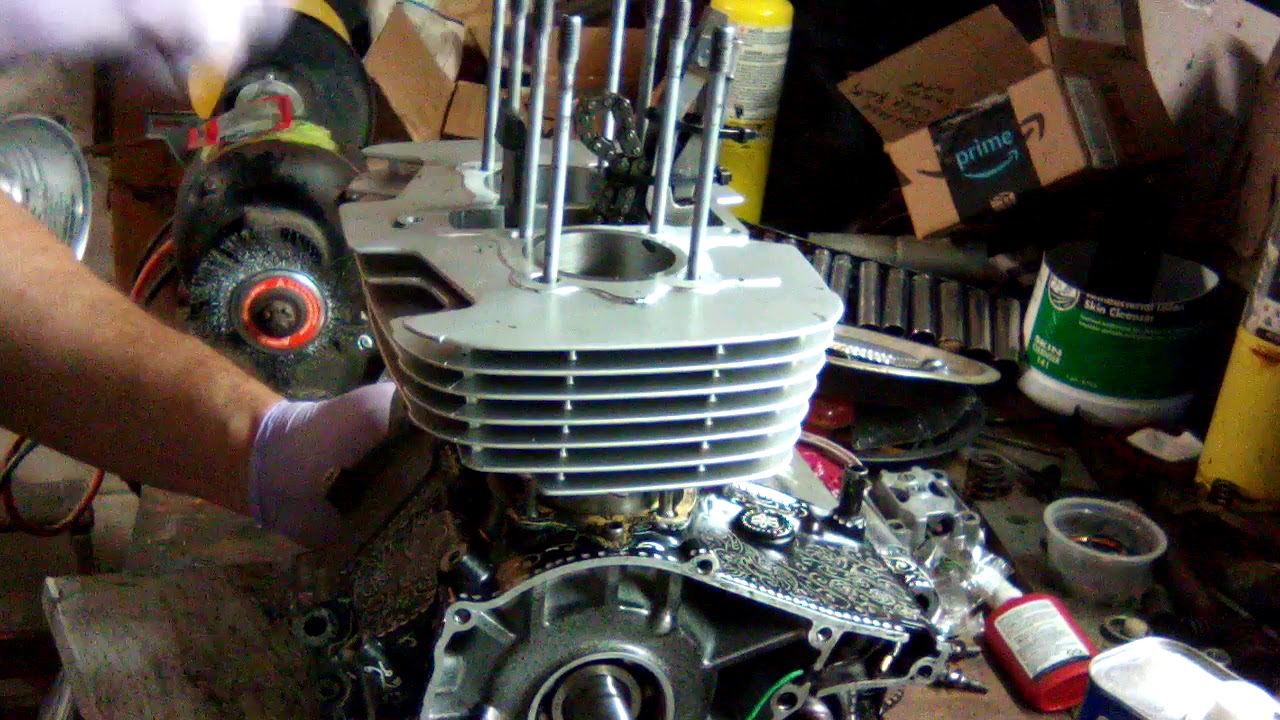 Honda Rebel 250 cylinder juggs install