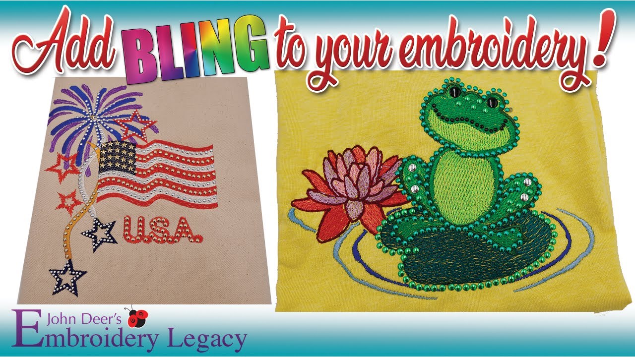 Sparkling Embroidery - Rhinestone Embroidery Tutorial