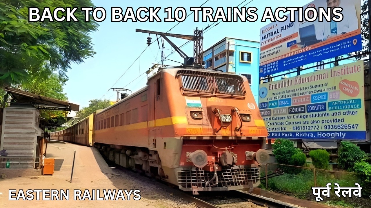 10 in 1 actions at Eastern Railways - Kaviguru, Amritsar Mail, Mayurakshi, Black Diamond and more