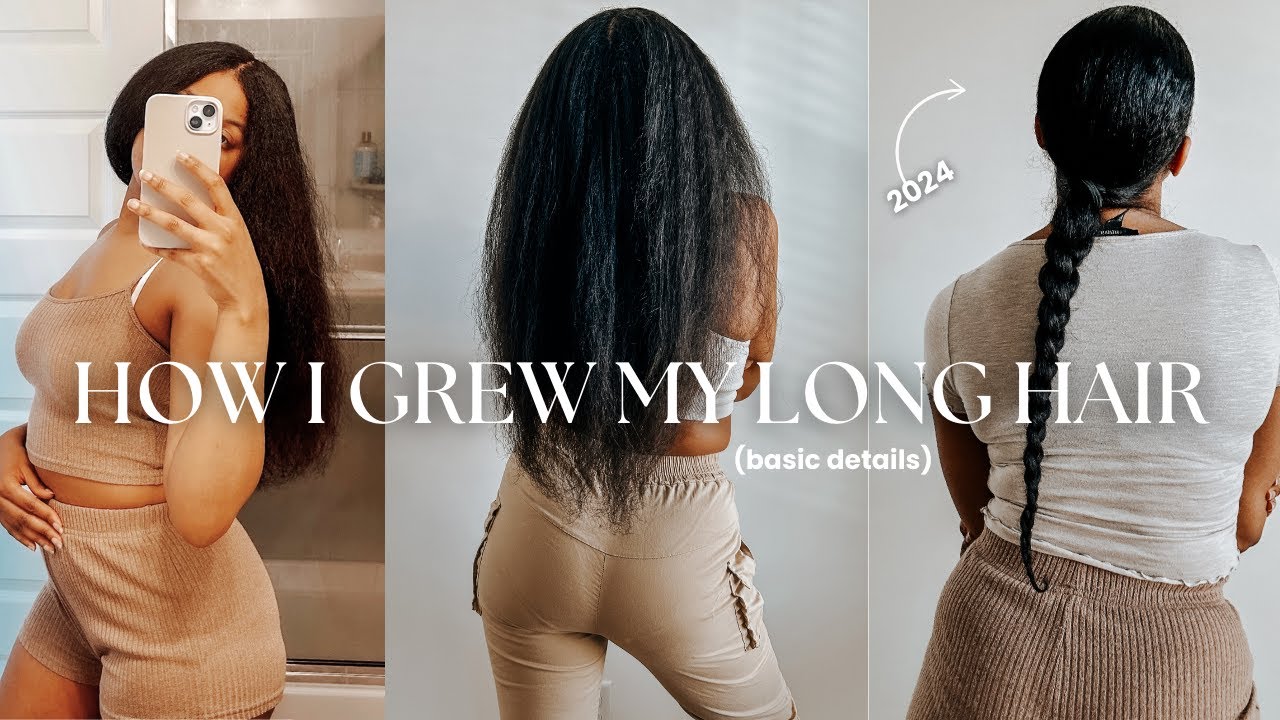 How I Grew My Natural Hair Past Waist Length || Detailed Hair Growth Tips
